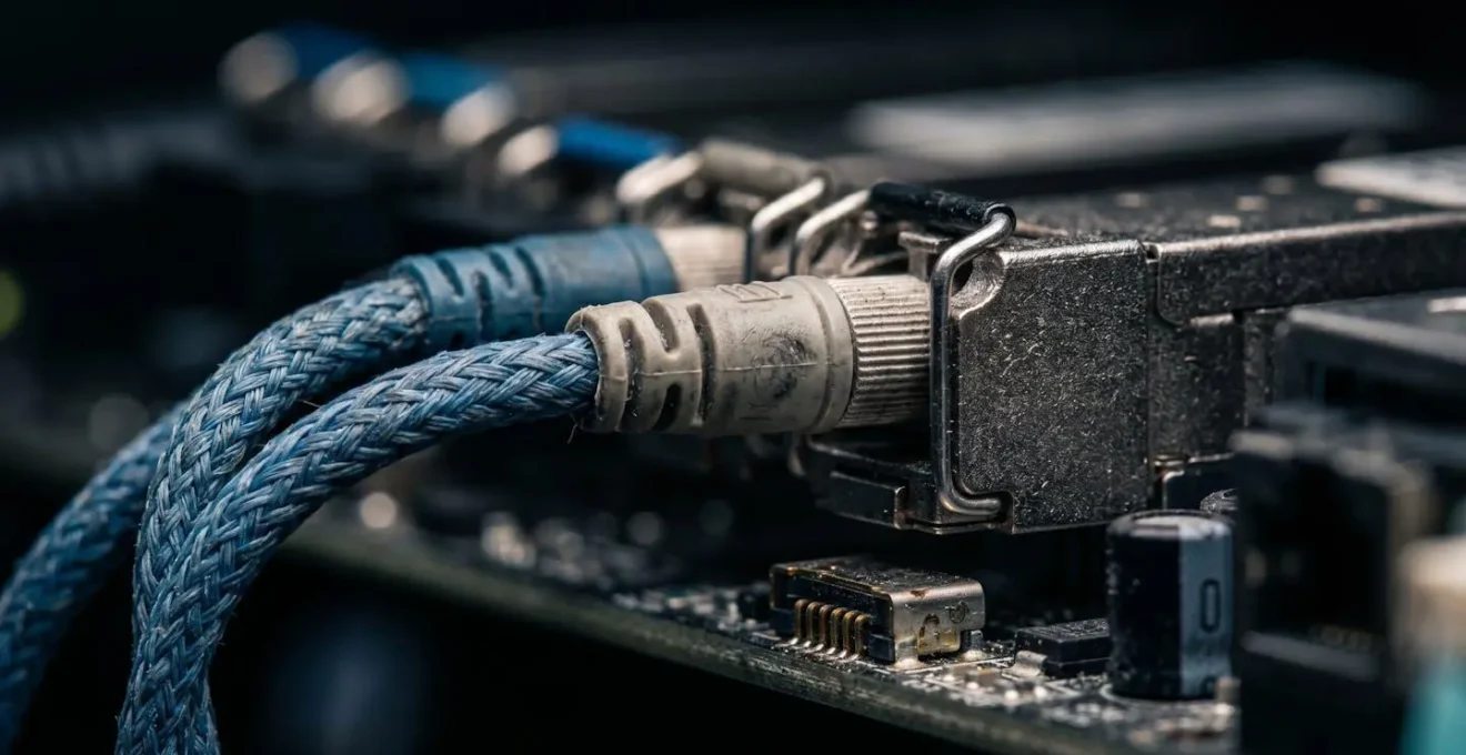 Infrastructure informatique sécurisée d'une entreprise avec équipements de protection réseau