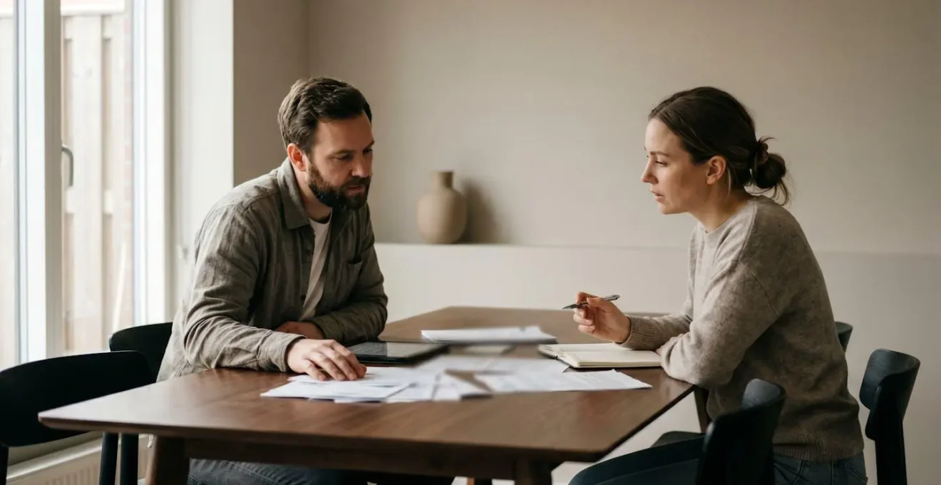 Couple réfléchissant aux choix de protection financière pour leur prêt immobilier