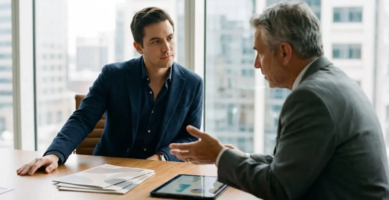 Négociation stratégique d'assurance de crédit immobilier entre professionnels